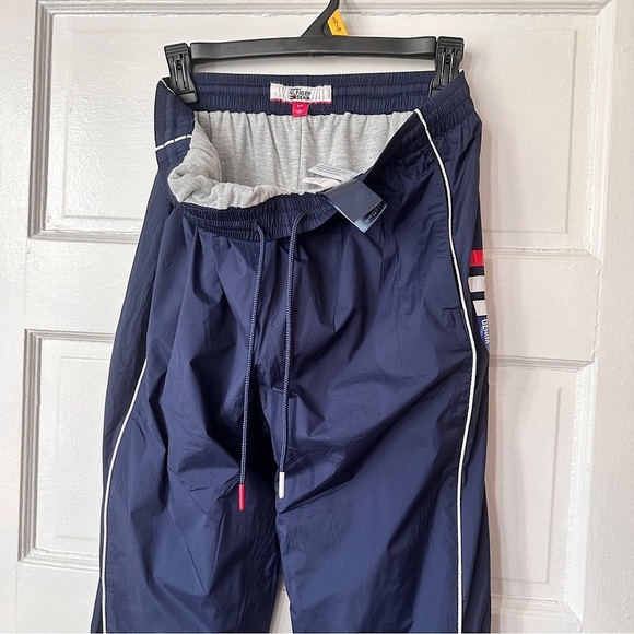 Tommy Hilfiger Nylon Track Pants Lined Athletic Workout Running Sporty Small - Picture 15 of 16